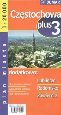 Częstochowa plus 3 1:20 000 plan miasta Częstochowa plus 3 1:20 000 plan miasta