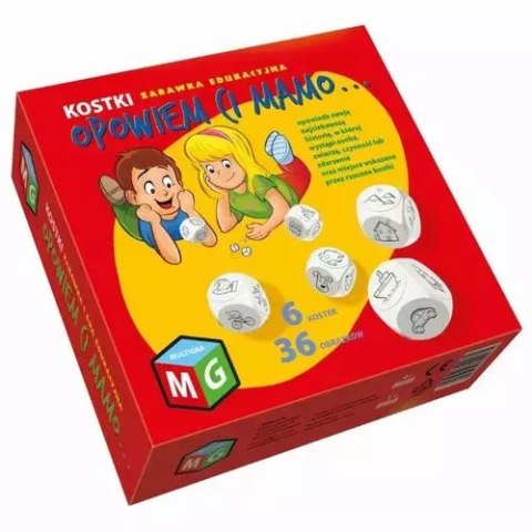 Kostki. Zabawa edukacyjna. Opowiem ci, mamo Kostki. Zabawa edukacyjna. Opowiem ci, mamo