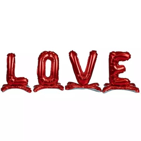 Balony foliowe stojące love Balony foliowe stojące love
