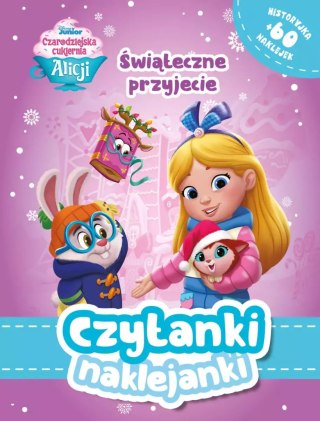 Czytanki naklejanki. świąteczne przyjęcie. Disney Junior Czarodziejska cukiernia Alicji