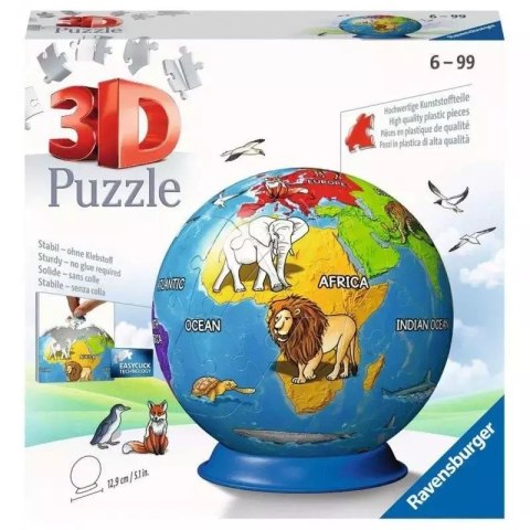 Puzzle 3D 72 elementy. Globus Puzzle 3D 72 elementy. Globus