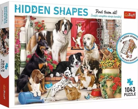 Puzzle 1043 elementy. Hidden Shapes. Psia zabawa Puzzle 1043 elementy. Hidden Shapes. Psia zabawa