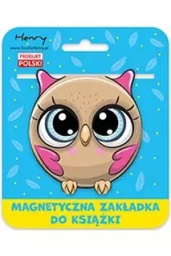 Zakładka magnetyczna kulka Sówka
