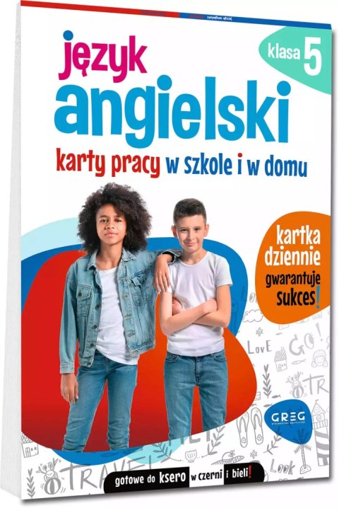 Język angielski. Karty pracy w szkole i w domu. Klasa 5 Język angielski. Karty pracy w szkole i w domu. Klasa 5