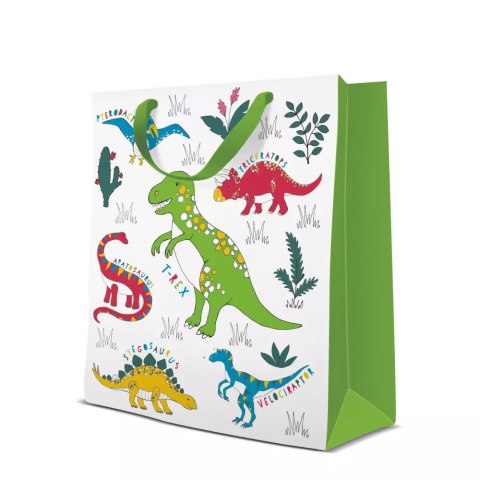 Torebka prezentowa Dinozaur, średnia Torebka prezentowa Dinozaur, średnia