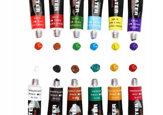 Farby akrylowe LEANToys 24 szt. x 12 ml