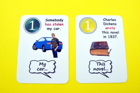 Fun Card English. Passive Voice