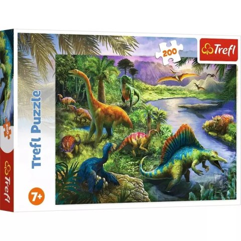 Puzzle 200 elementów. Drapieżne dinozaury Puzzle 200 elementów. Drapieżne dinozaury