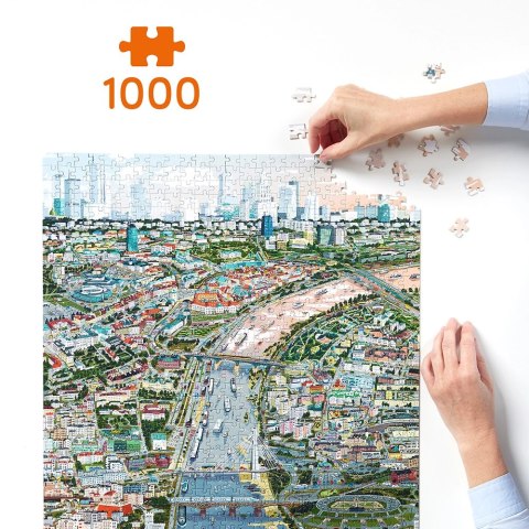 Puzzlove CzuCzu 1000 elementów. Miasto Warszawa