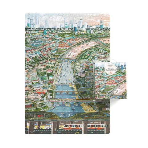 Puzzlove CzuCzu 1000 elementów. Miasto Warszawa