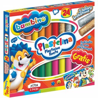 Plastelina Bambino, 24 kolory