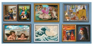 Puzzle 9000 elementów. Not So Classic Art Collection