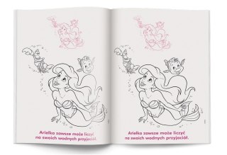 Disney Księżniczki. Kolorowanka z naklejkami
