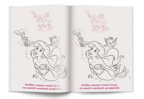 Disney Księżniczki. Kolorowanka z naklejkami Disney Księżniczki. Kolorowanka z naklejkami