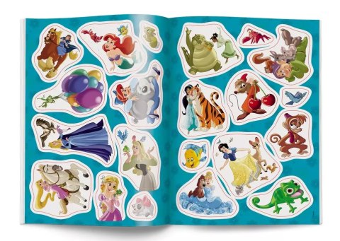 Disney Księżniczki. Kolorowanka z naklejkami Disney Księżniczki. Kolorowanka z naklejkami