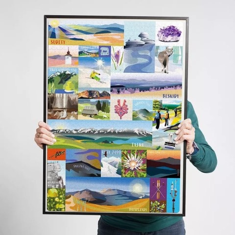 Puzzlove CzuCzu 1000 elementów. Polskie góry Puzzlove CzuCzu 1000 elementów. Polskie góry
