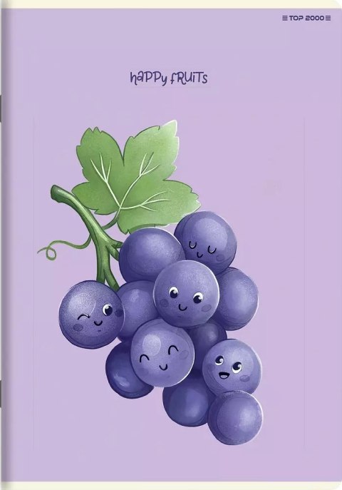 Zeszyt A5/32k linia Fruits Top Fol A 10 Zeszyt A5/32k linia Fruits Top Fol A 10