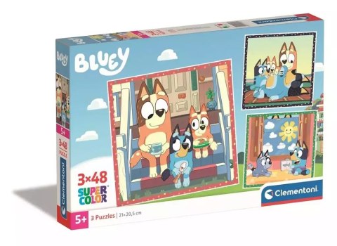 Puzzle 3x48 Super Kolor Bluey Puzzle 3x48 Super Kolor Bluey