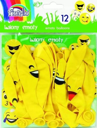 Balony Emoty (12 sztuk)