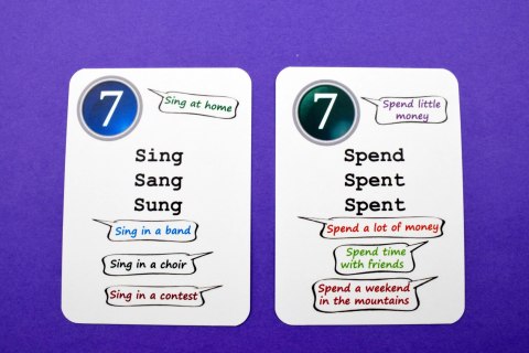 Fun Card English. Irregular Verbs