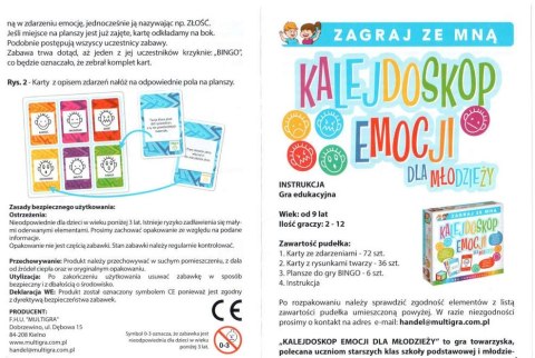 Kalejdoskop emocji dla młodzieży Kalejdoskop emocji dla młodzieży