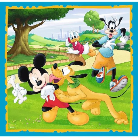 Puzzle 3w1. Myszka Miki z przyjaciółmi Puzzle 3w1. Myszka Miki z przyjaciółmi
