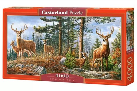 Puzzle 4000 elementów. Królewska rodzina jeleni Puzzle 4000 elementów. Królewska rodzina jeleni