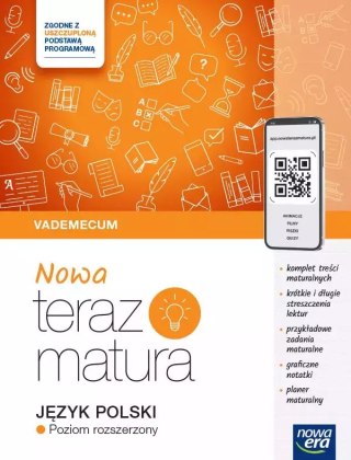 Teraz matura 2024/2025 Język polski vademecum poziom rozszerzony