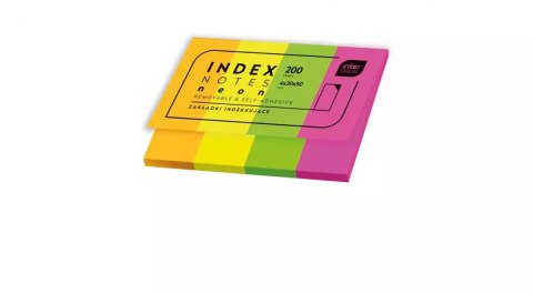 Zakładki indeksujące neon 200szt Zakładki indeksujące neon 200szt