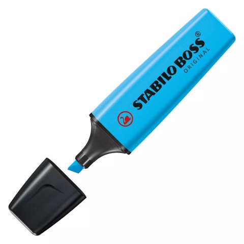 Zakreślacz Boss Original, niebieski neonowy Zakreślacz Boss Original, niebieski neonowy