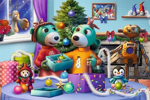 Puzzle 100 elementów. Rodzina Treflików. Święta Rodziny Treflików Puzzle 100 elementów. Rodzina Treflików. Święta Rodziny Treflików