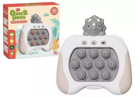 Gra Sensoryczna Triceratops Pop It Na Baterie Światła Dźwięki Szara Gra Sensoryczna Triceratops Pop It Na Baterie Światła Dźwięki Szara