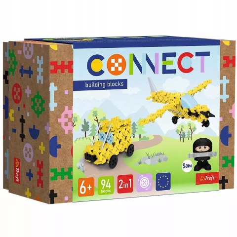 Klocki Connect - Awionetka / Samochód S TREFL Klocki Connect - Awionetka / Samochód S TREFL