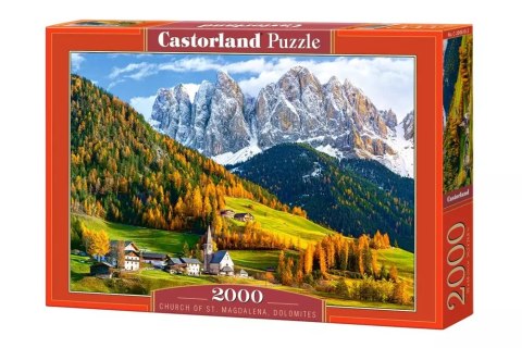 Puzzle 2000 elementów. Church of St. Magdalena, Dolomites Puzzle 2000 elementów. Church of St. Magdalena, Dolomites