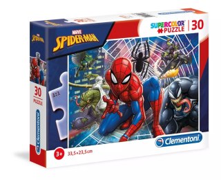Puzzle 30 elementów. Supercolor. Spider-Man