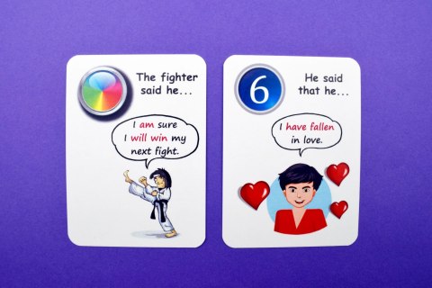 Fun Card English. Reported Speech