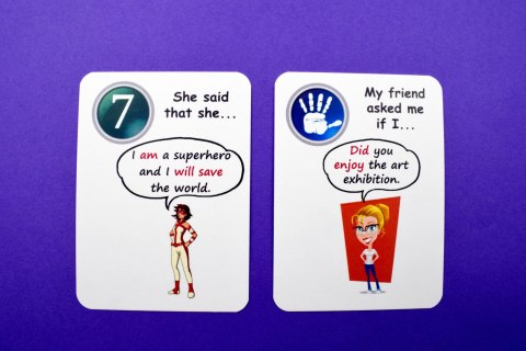 Fun Card English. Reported Speech