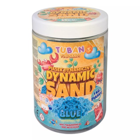 Piasek dynamiczny 1 kg, niebieski Piasek dynamiczny 1 kg, niebieski