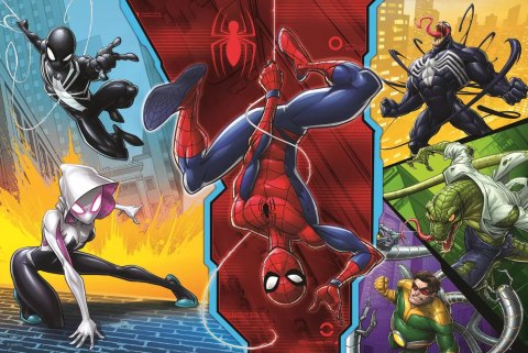 Puzzle 100 elementów. Do góry nogami. Marvel. Spiderman Puzzle 100 elementów. Do góry nogami. Marvel. Spiderman