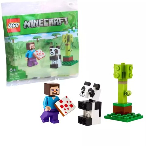 LEGO Minecraft™ Steve i mała panda 30672 LEGO Minecraft™ Steve i mała panda 30672