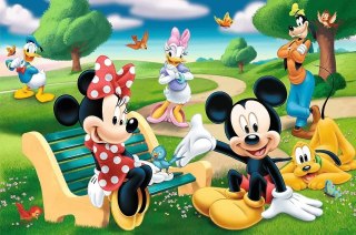 Puzzle maxi 24 elementy. Myszka Miki w gronie przyjaciół