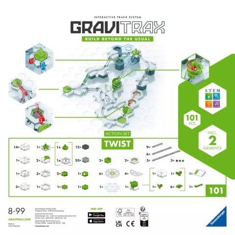 Gravitrax. Zestaw startowy Twist Gravitrax. Zestaw startowy Twist