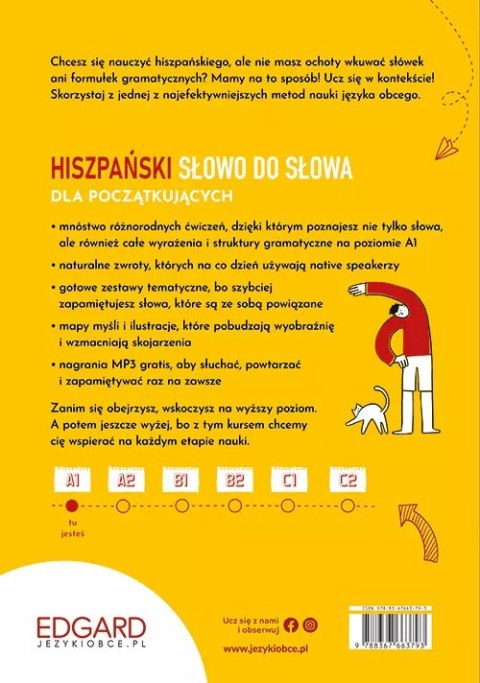 Hiszpański. Słowo do słowa A1 Hiszpański. Słowo do słowa A1
