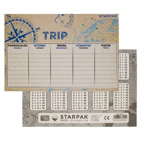 Plan Lekcji Tabl Mnoz A5 Trip Starpak Pb25/750 Plan Lekcji Tabl Mnoz A5 Trip Starpak Pb25/750