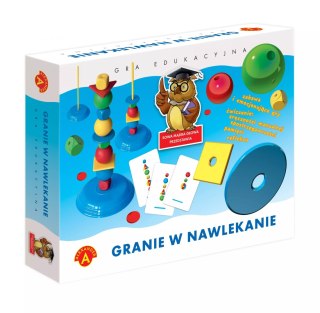 Sowa Mądra Głowa. Granie w nawlekanie