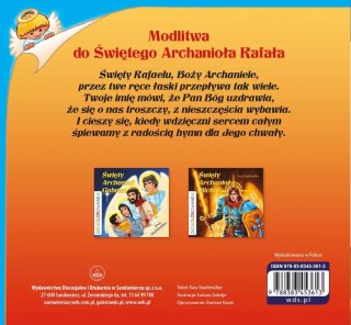Święty Archanioł Rafał. Kolorowanka