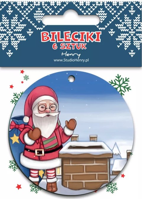 Bilecik do prezentu, Mikołaj na dachu Bilecik do prezentu, Mikołaj na dachu
