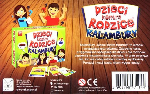 Dzieci kontra Rodzice. Kalambury Dzieci kontra Rodzice. Kalambury
