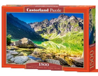 Puzzle 1500 elementów. Wschód słońca nad Morskim Okiem, Tatry, Polska