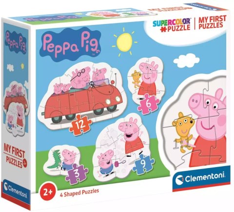 Puzzle 4w1. Moje pierwsze puzzle. Świnka Peppa Puzzle 4w1. Moje pierwsze puzzle. Świnka Peppa